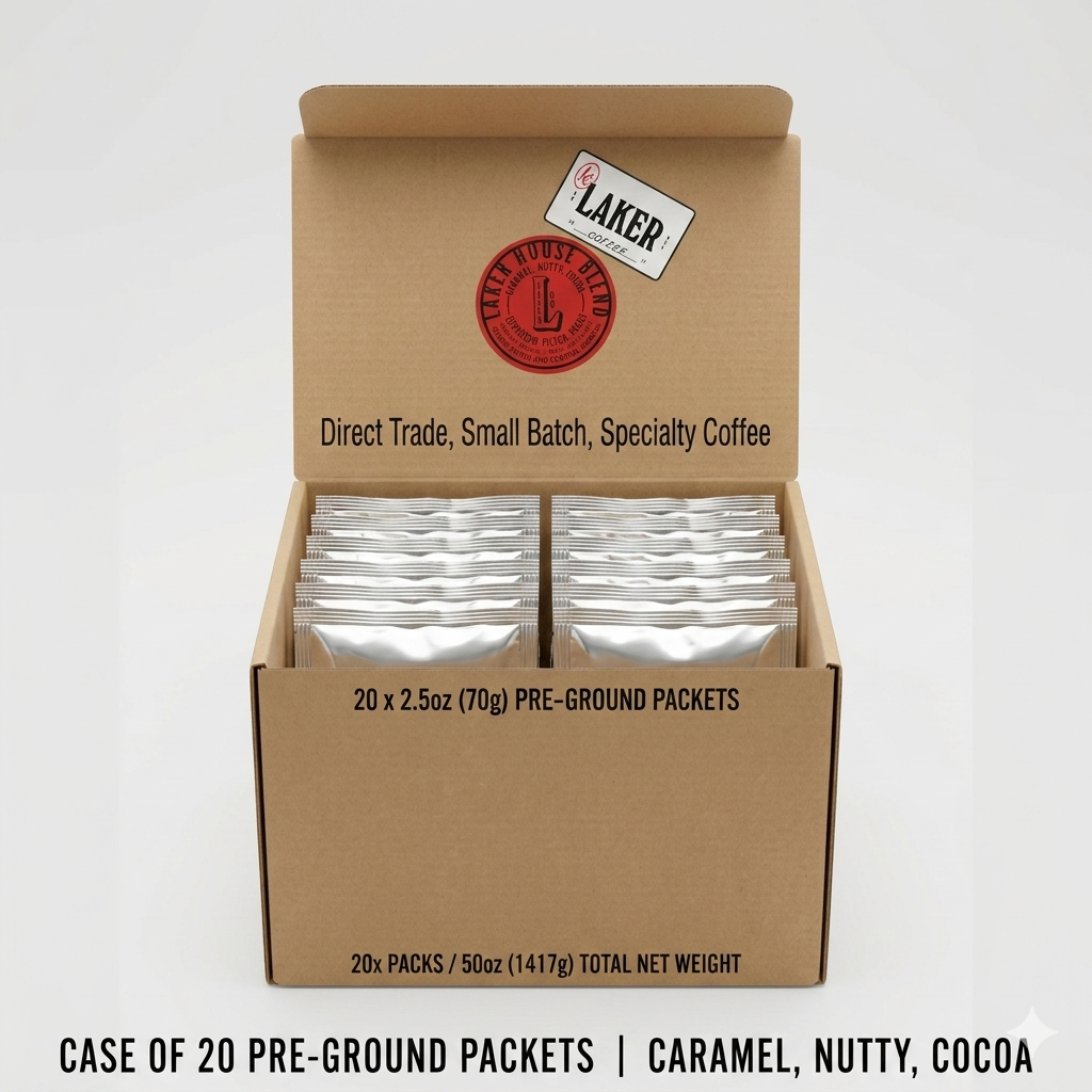 LAKER HOUSE BLEND COFFEE **Pre-Ground by the Case**