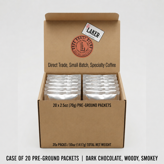 LAKER DARK ROAST BLEND  COFFEE **Pre-Ground by the Case**